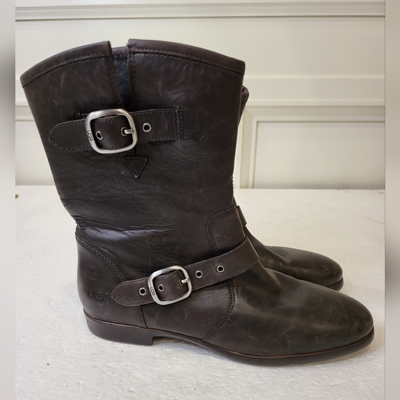 UGG women's leather boots - Picture 2 of 16